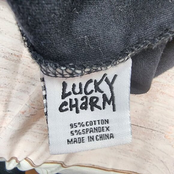 BKYS Shirt Black Embroidered Lucky Charm Bunny, Men's 3XL - Picture 4 of 9